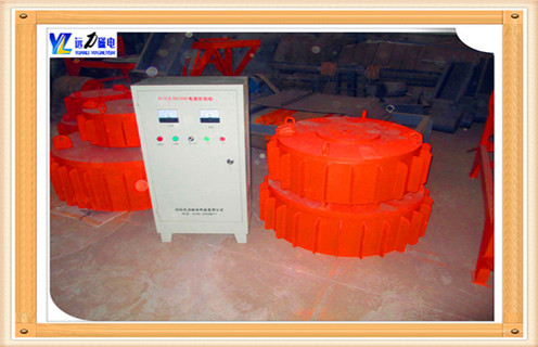 盤(pán)式電磁除鐵器的工作原理 盤(pán)式電磁除鐵器的工作原理