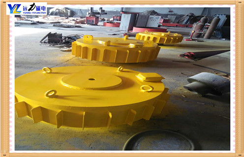 浙江盤式電磁除鐵器安裝效果 浙江盤式電磁除鐵器安裝效果