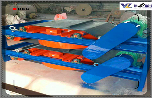 電磁除鐵器自卸式，電磁除鐵器自卸石料電磁吸鐵石_國家標準_電磁除鐵器自卸石料電磁吸鐵石配件_型號及工作視頻 