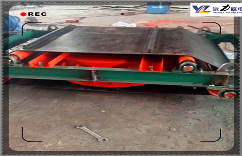 電磁自卸除鐵器，福建電磁自卸式除鐵器設備_福建電磁自卸式除鐵器設備廠家配件_型號及工作視頻 