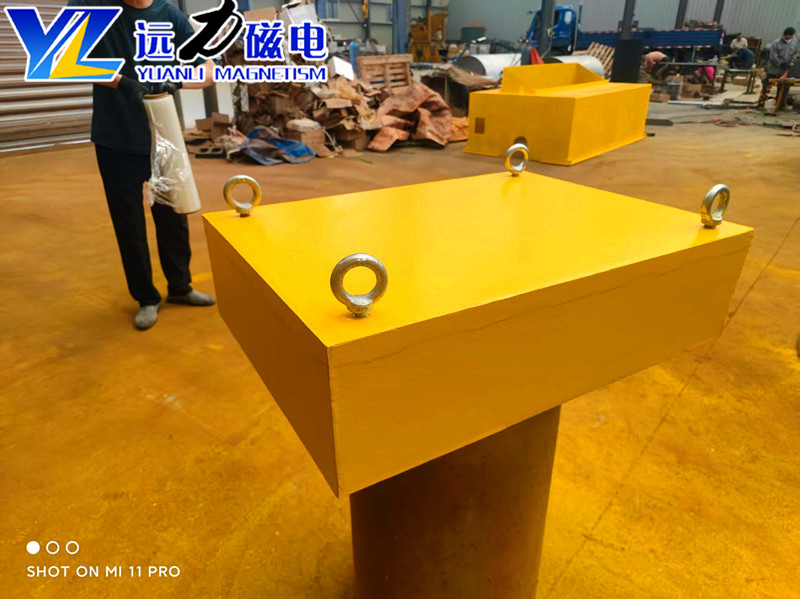 2026 高磁力耐磨輕型吊掛除鐵器木粉木屑物料除鐵設備遠力磁電全系列磁電裝置適配各類生產工況